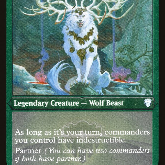 Anara, Wolvid Familiar (Etched) [Commander Legends]