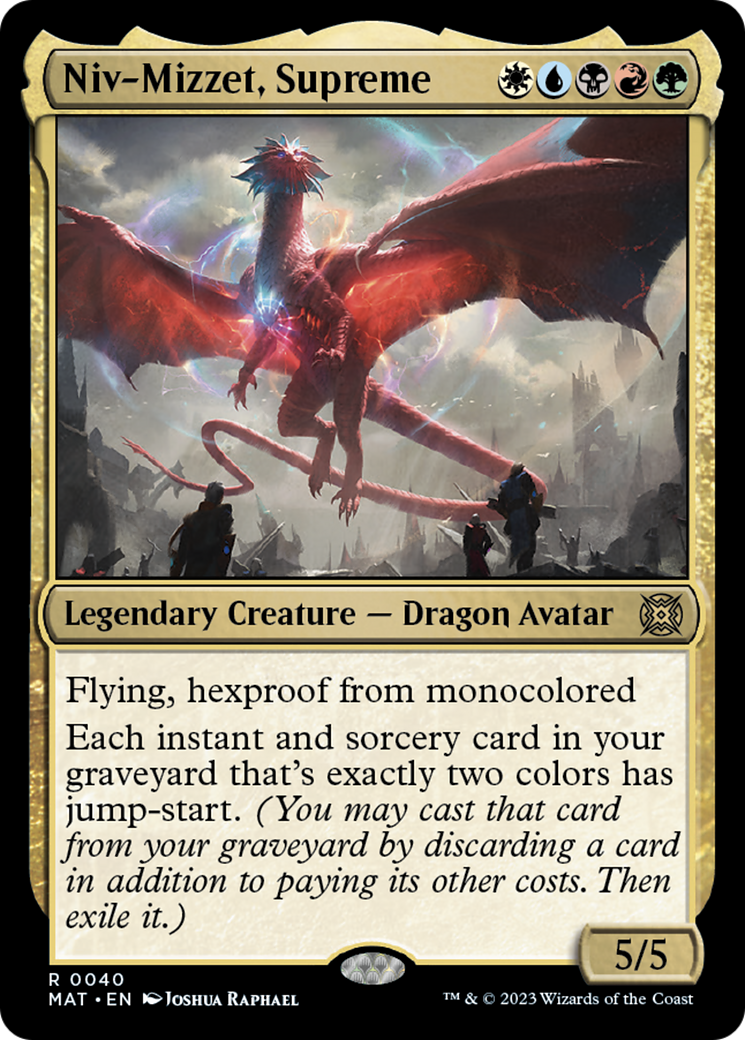 Niv-Mizzet, Supreme [March of the Machine: The Aftermath] – TokenMTG
