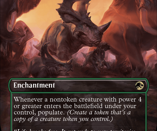 life finds a way mtg card Life Finds a Way (Borderless) [Jurassic World Collection] – TokenMTG