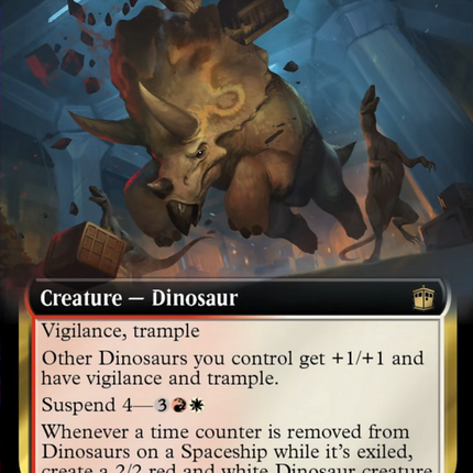 Dinosaurs on a Spaceship (Extended Art) (Surge Foil) [Doctor Who]