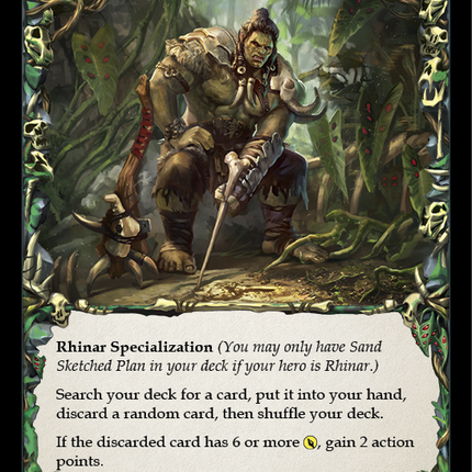Sand Sketched Plan [U-WTR009] (Welcome to Rathe Unlimited)  Unlimited Rainbow Foil