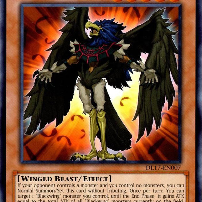 Blackwing - Sirocco the Dawn (Green) [DL17-EN007] Rare