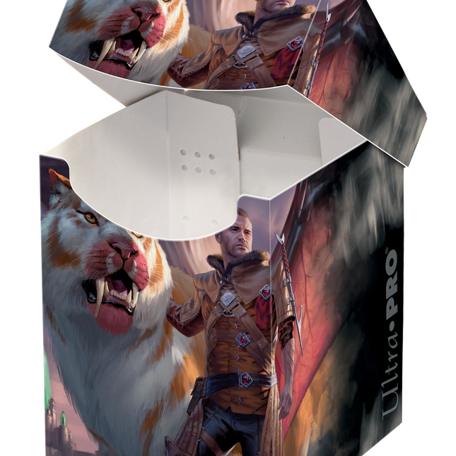 Ultra PRO: Deck Box - PRO 100+ (Ikoria: Lair of Behemoths - Lukka, Coppercoat Outcast)