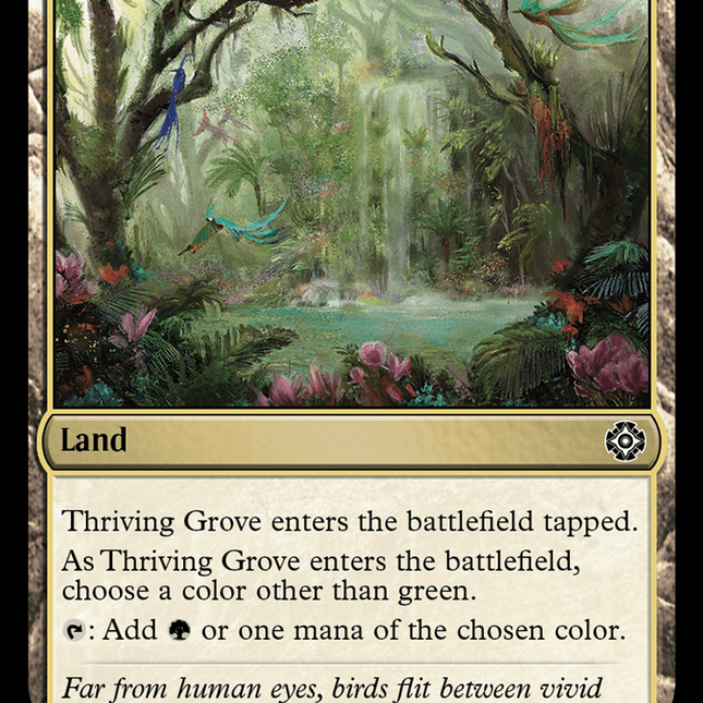 Thriving Grove [The Lost Caverns of Ixalan Commander]