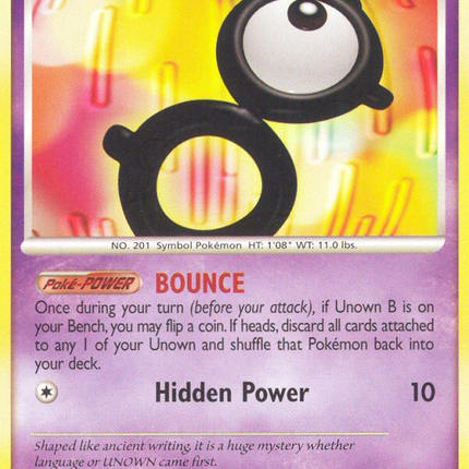 Unown B (66/130) [Diamond & Pearl: Base Set]