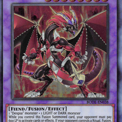 Masquerade the Blazing Dragon [BODE-EN038] Ultra Rare