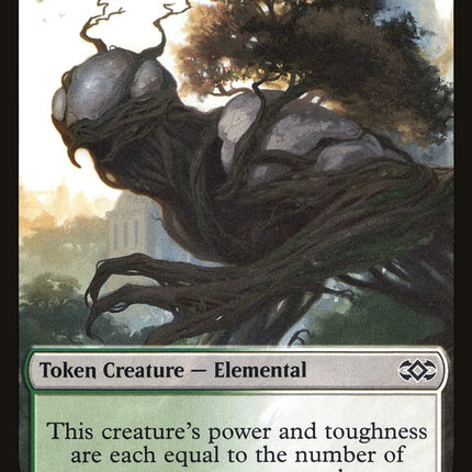 Demon // Elemental Double-Sided Token [Double Masters Tokens]