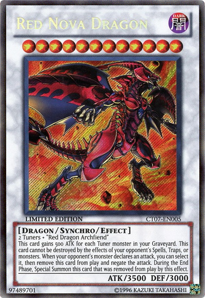 Red Nova Dragon [CT07-EN005] Secret Rare – TokenMTG