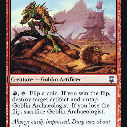 Goblin Archaeologist [Secret Lair: Heads I Win, Tails You Lose]