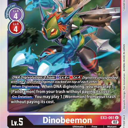 Dinobeemon [EX3-061] (Alternate Art) [Draconic Roar]
