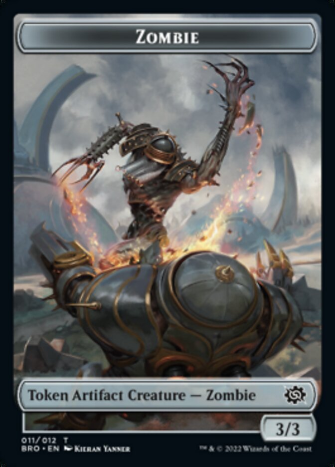 Owi mtg ZOMBIEトークン Zombie Token [The Brothers' War Tokens] – TokenMTG