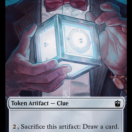 Alien Rhino // Clue (0022) Double-Sided Token [Doctor Who Tokens]