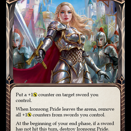 Ironsong Pride [DYN072] (Dynasty)  Rainbow Foil