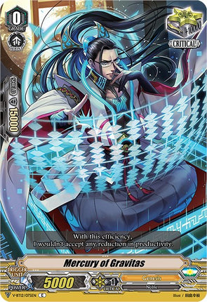Mercury of Gravitas (V-BT12/075EN) [Divine Lightning Radiance]