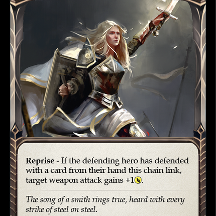 Ironsong Response (Blue) [WTR134-C] (Welcome to Rathe)  Alpha Print Rainbow Foil