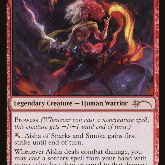 Aisha of Sparks and Smoke [Secret Lair: Universes Within]