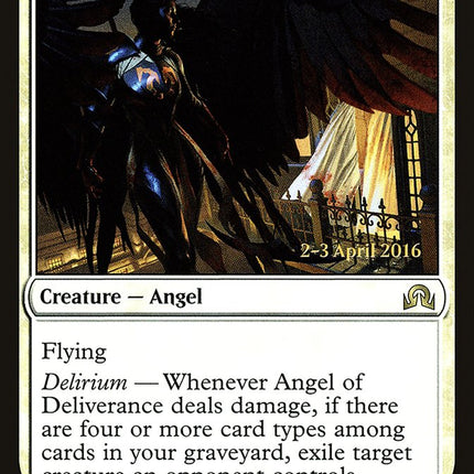 Angel of Deliverance [Shadows over Innistrad Prerelease Promos]