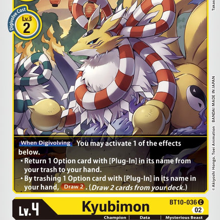 Kyubimon [BT10-036] [Xros Encounter]