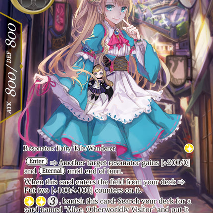 Alice, Otherworldly Visitor (Full Art) (SNV-001) [The Strangers of New Valhalla]