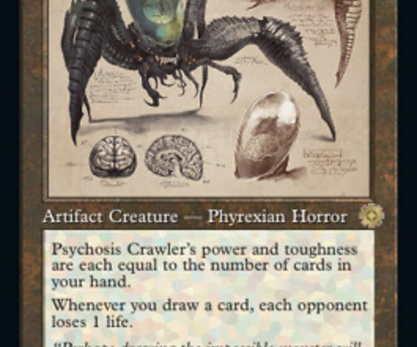 mtg cards like psychosis crawler (Retro Schematic) [The Brothers' War Retro Artifacts – TokenMTG Type:Y'shtola Night's Blessed - Scions & Spellcraft Pride of the Road cartas exclusivas MTG