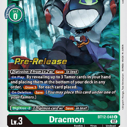 Dracmon [BT12-048] [Across Time Pre-Release Cards]