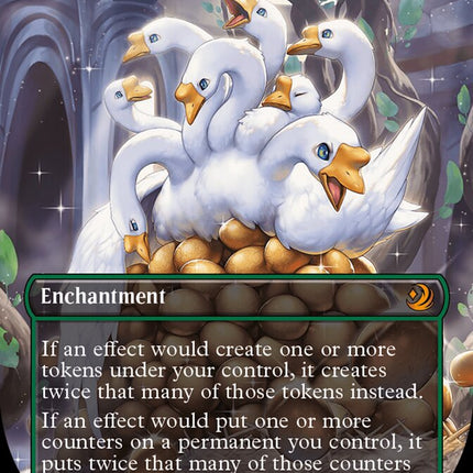 Doubling Season (Anime Borderless) (Confetti Foil) [Wilds of Eldraine: Enchanting Tales]