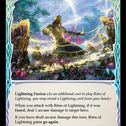 Rites of Lightning (Red) [ELE070] (Tales of Aria)  1st Edition Normal