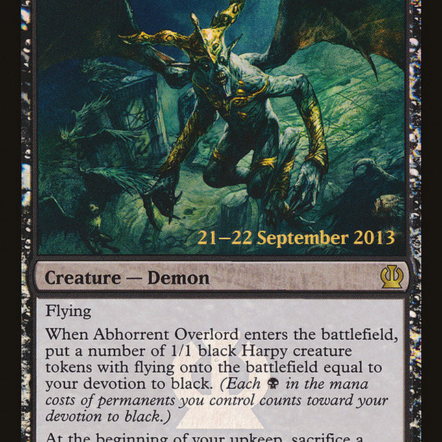Abhorrent Overlord [Theros Prerelease Promos]