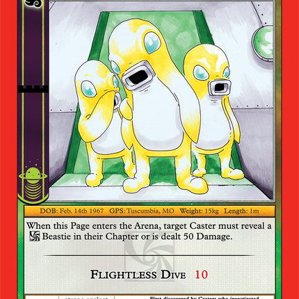 Space Penguins [Cryptid Nation: Nightfall First Edition Tribal Theme Decks]