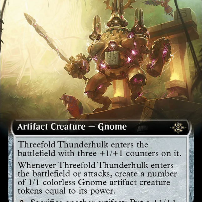 Threefold Thunderhulk [The Lost Caverns of Ixalan]