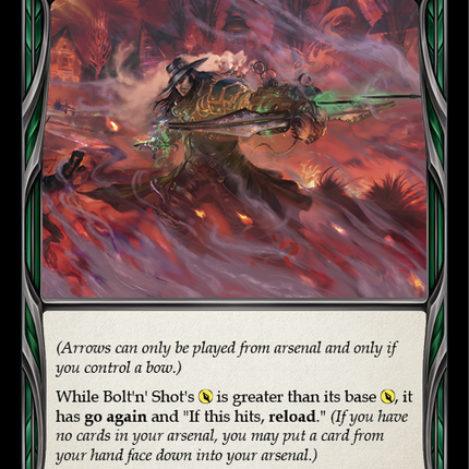 Bolt'n' Shot (Blue) [U-ELE218] (Tales of Aria Unlimited)  Unlimited Rainbow Foil