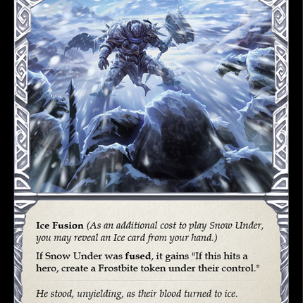 Snow Under (Yellow) [U-ELE023] (Tales of Aria Unlimited)  Unlimited Normal