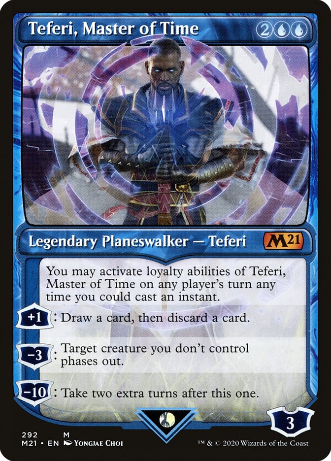 Teferi, Master of Time (Showcase) (292) [Core Set 2021] – TokenMTG