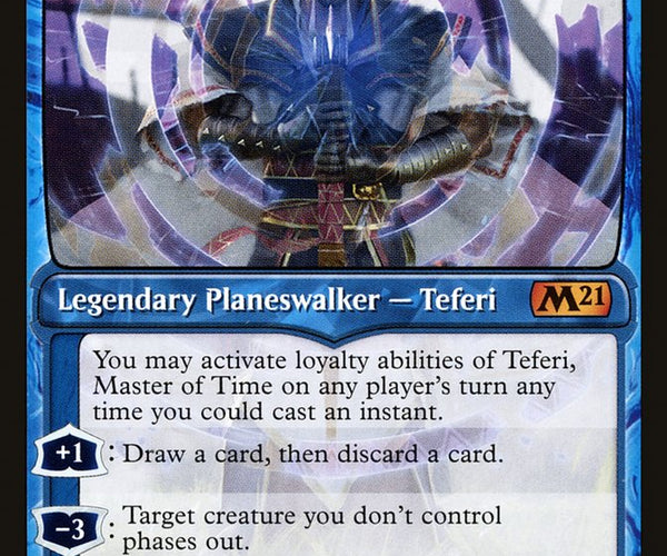 mtg teferi cards Teferi, Master of Time (Showcase) (292) [Core Set 2021] – TokenMTG