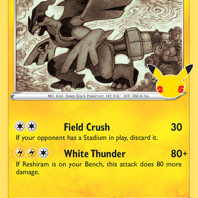 Zekrom (010/025) [Celebrations: 25th Anniversary]