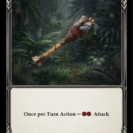 Bone Basher [RVD002] (Classic Battles: Rhinar vs Dorinthea)  Cold Foil