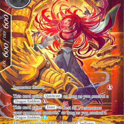 Lady Huang, The Concealed Expression (Full Art) (DBV-025) [The Decisive Battle of Valhalla]