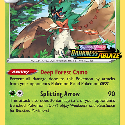 Decidueye (SWSH035) (Prerelease Promo) [Sword & Shield: Black Star Promos]