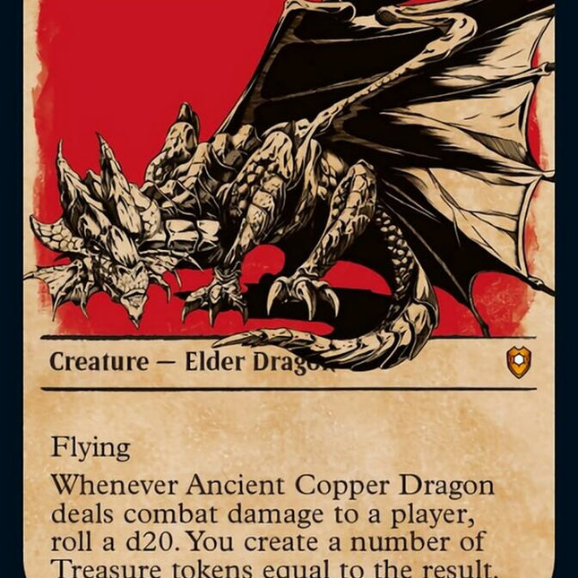 Ancient Copper Dragon (Showcase) [Commander Legends: Battle for Baldur's Gate]