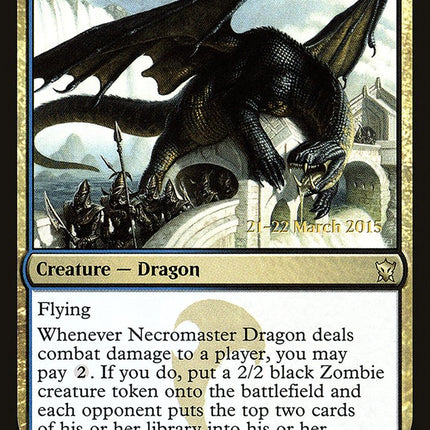 Necromaster Dragon [Dragons of Tarkir Prerelease Promos]
