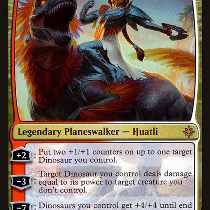 Huatli, Dinosaur Knight [Ixalan]