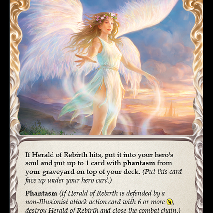 Herald of Rebirth (Red) [MON020] (Monarch)  1st Edition Normal