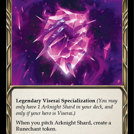 Arknight Shard [U-CRU000] (Crucible of War Unlimited)  Unlimited Rainbow Foil