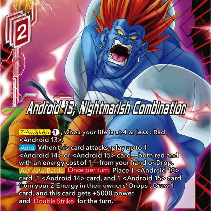 Android 13, Nightmarish Combination (BT19-004) [Fighter's Ambition]