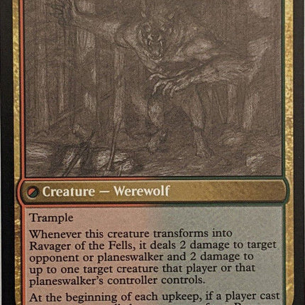 Huntmaster of the Fells // Ravager of the Fells (Sketch) [Secret Lair Drop Promos]