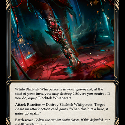 Blacktek Whisperers [DYN117] (Dynasty)  Cold Foil