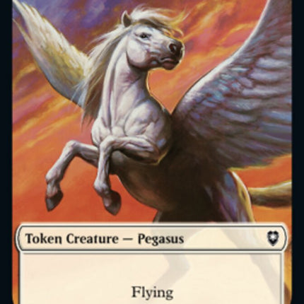 Treasure // Pegasus Double-Sided Token [Commander Legends: Battle for Baldur's Gate Tokens]
