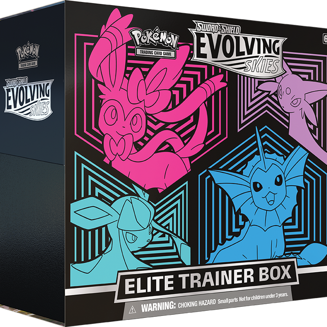Sword & Shield: Evolving Skies - Elite Trainer Box (Glaceon/Vaporeon/Sylveon/Espeon)