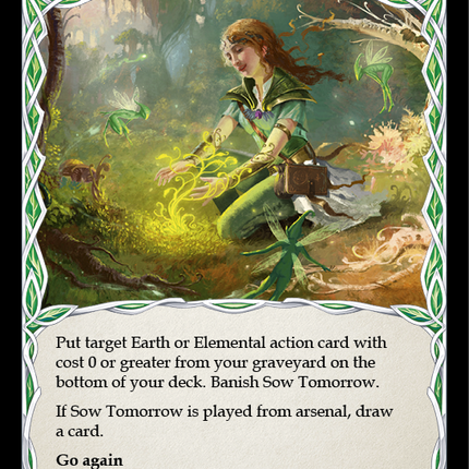 Sow Tomorrow (Red) [U-ELE140] (Tales of Aria Unlimited)  Unlimited Rainbow Foil