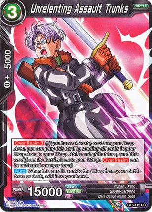 Unrelenting Assault Trunks (BT3-112) [Cross Worlds]